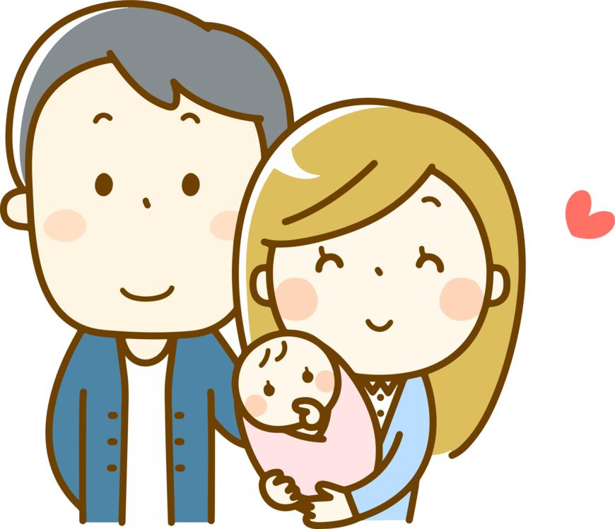 Animated Family PNG Transparent Picture