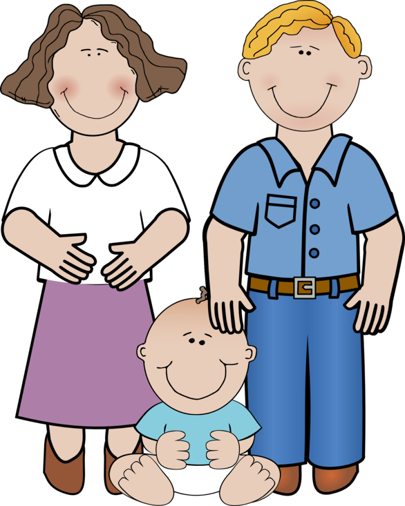 Animated Family Vector PNG