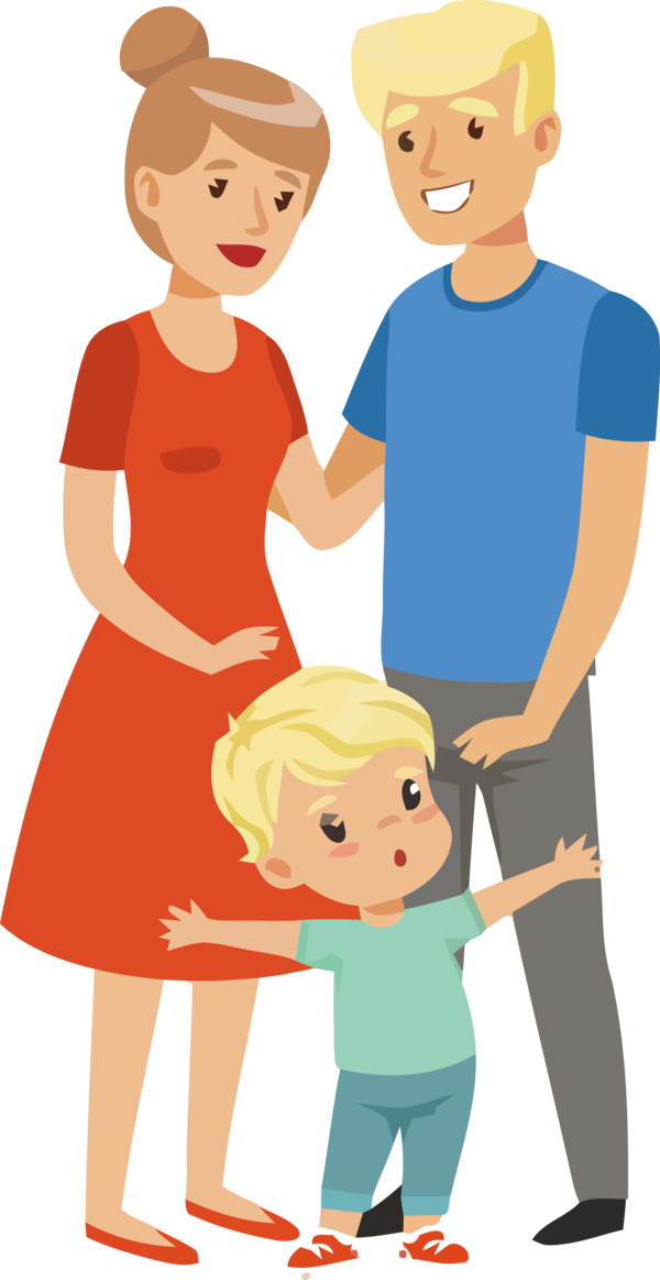 Animated Family Vector Transparent PNG