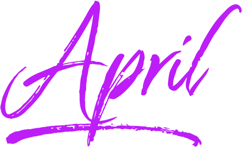 April Logo Transparent PNG