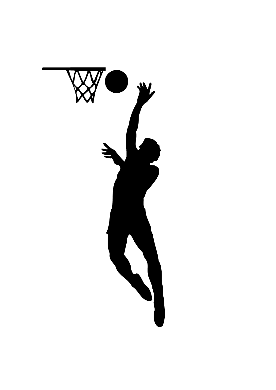 Basketball Silhouette PNG Photos