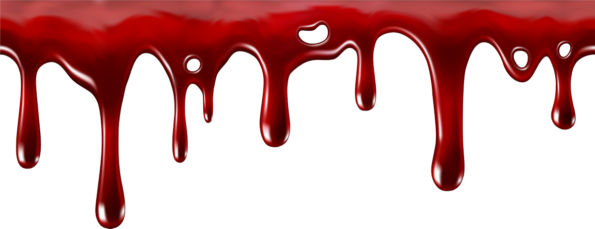Blood Falling PNG File