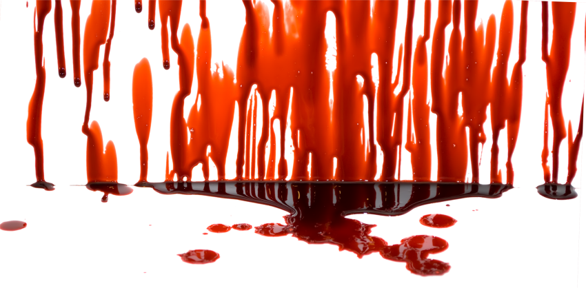 Blood Falling PNG Photo
