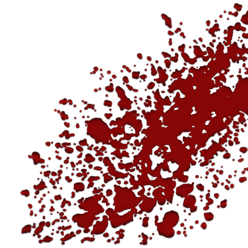 Blood Splatter PNG Transparent Image