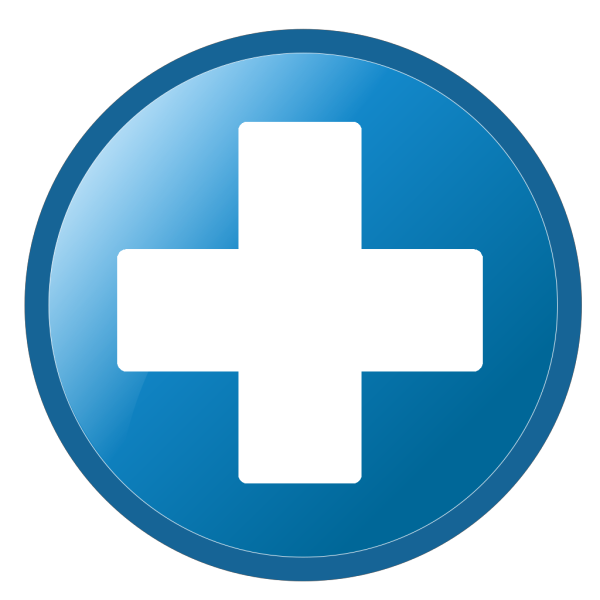 Blue Add Button PNG HD