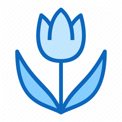 Blue Tulip PNG Clipart