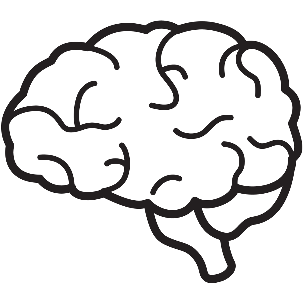 Brain Silhouette PNG Picture