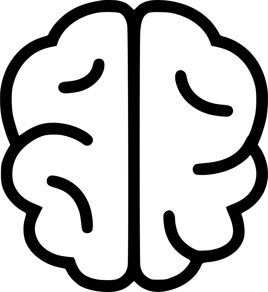 Brain Silhouette PNG