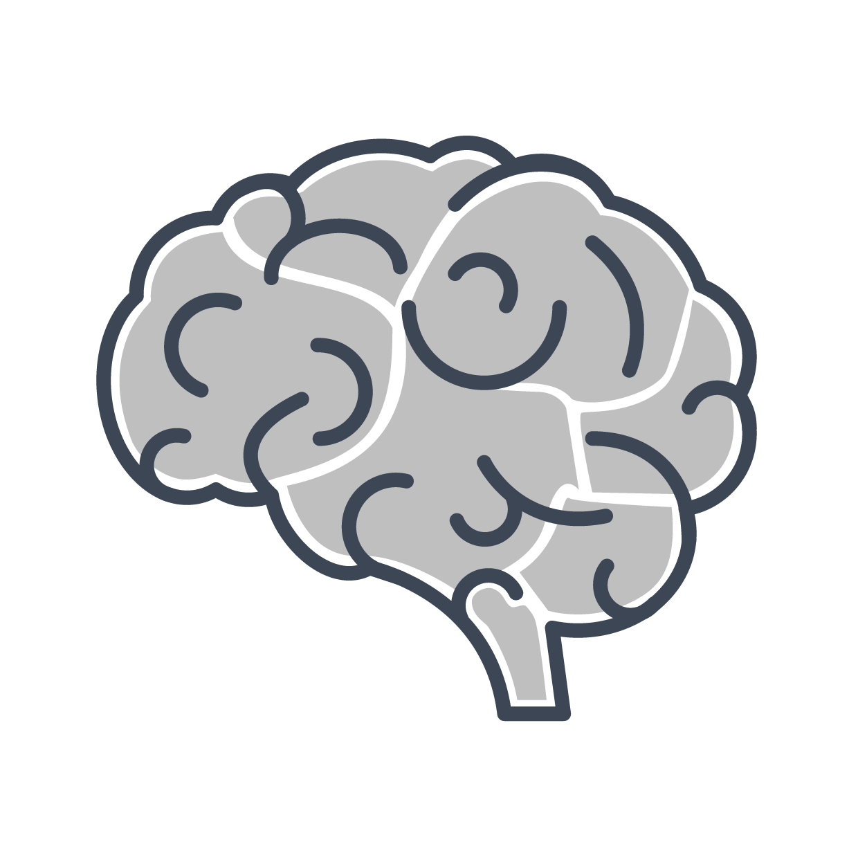 Brain Vector PNG Isolated HD