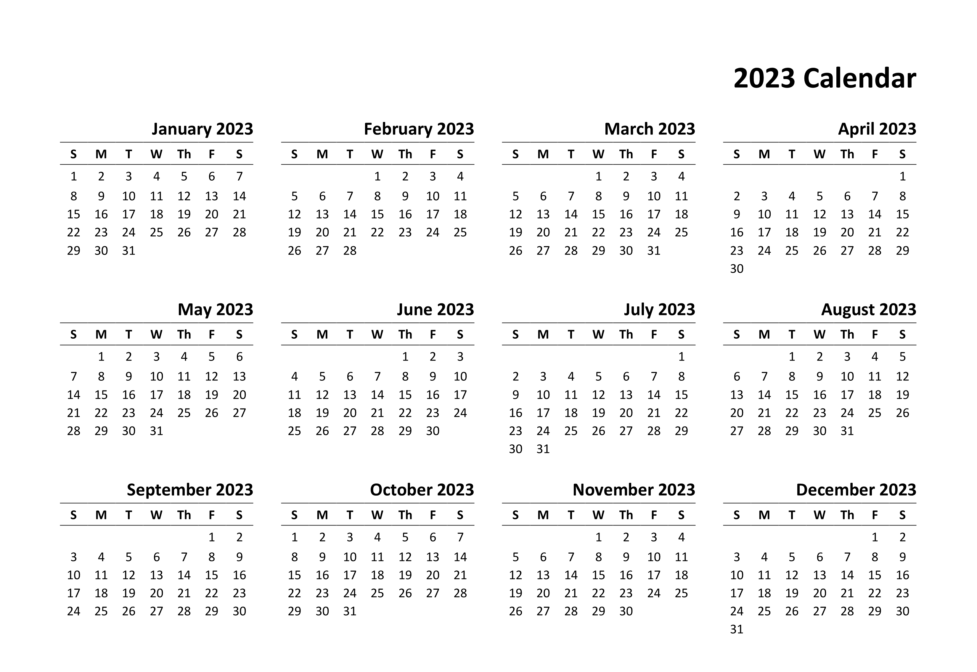 Calendar 2023 PNG Isolated Pic
