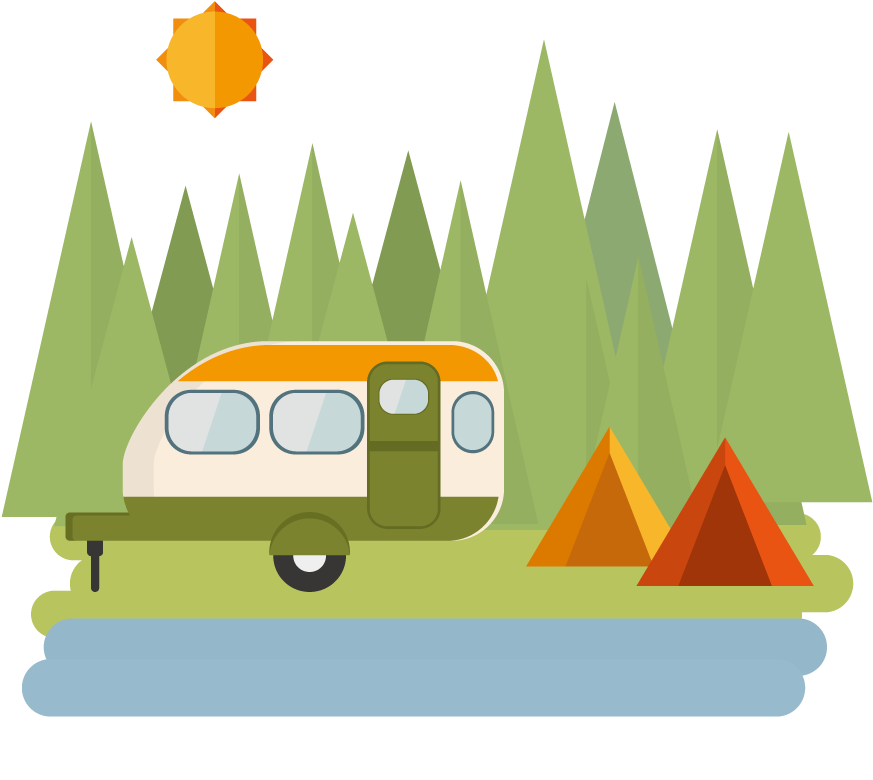 Camping PNG Isolated Photo