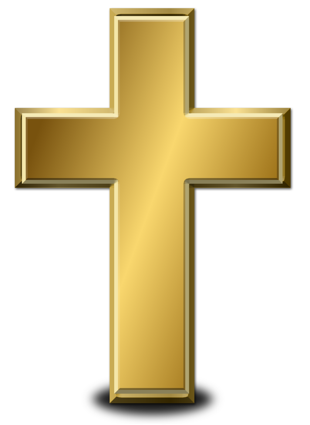 Christian Cross PNG-Datei