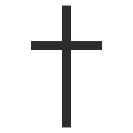 Silueta de la cruz cristiana PNG Free Download