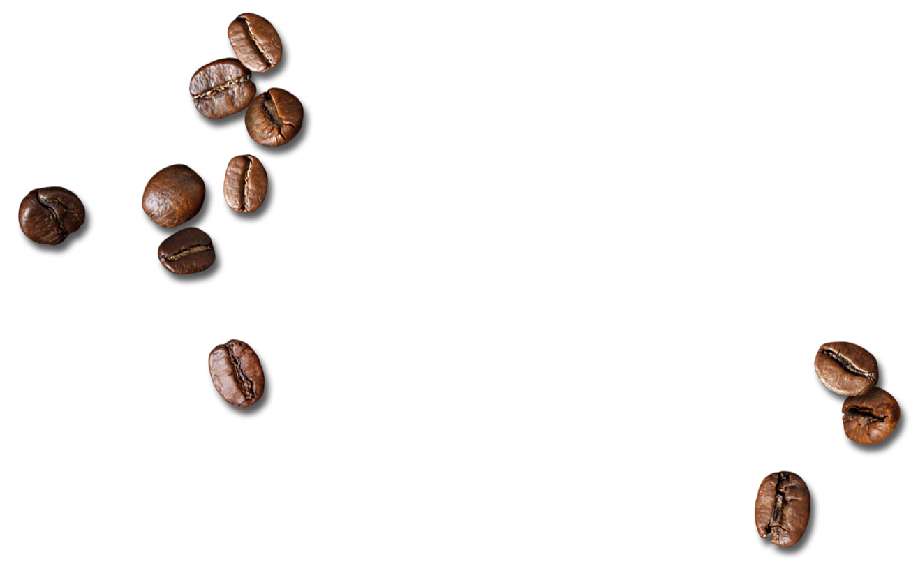 Grãos de café PNG isolado pic