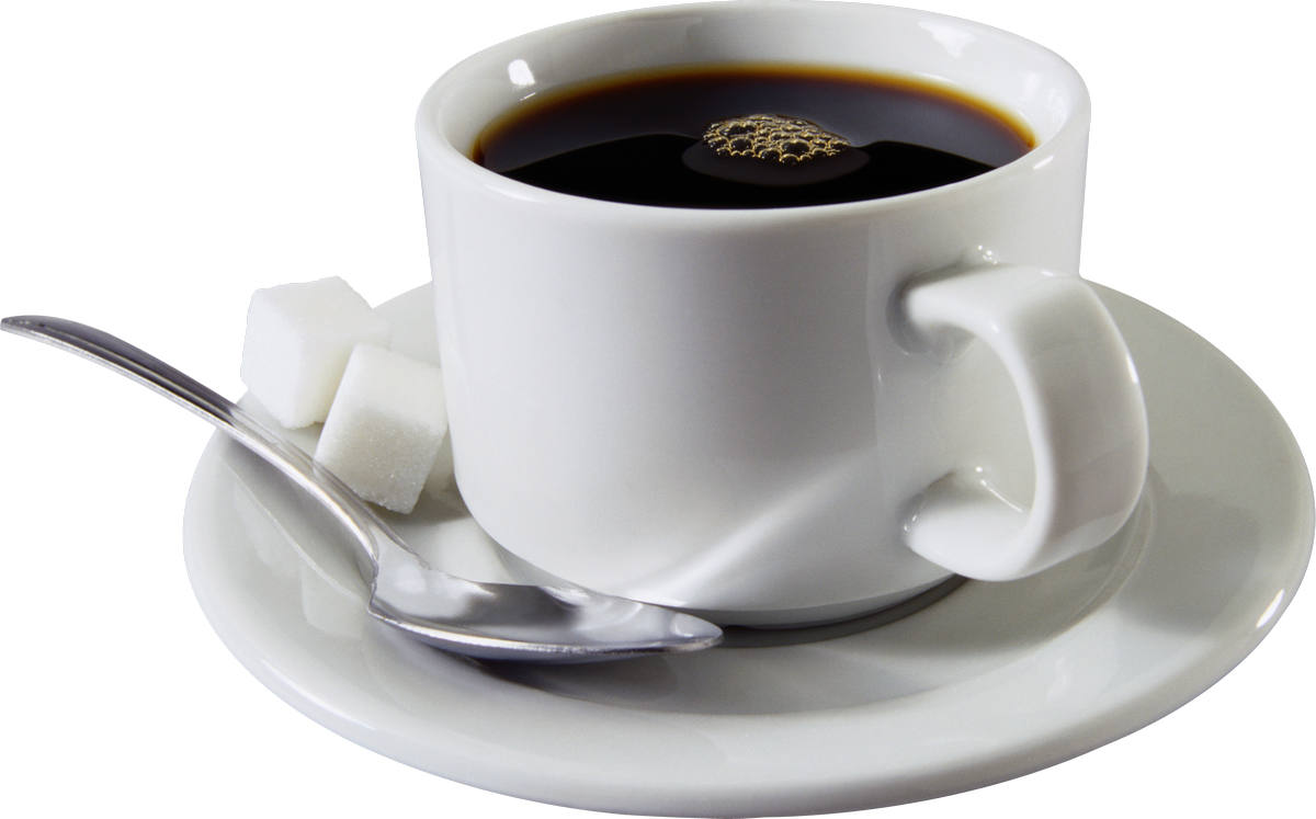 Foto isolata PNG tazza di caffè