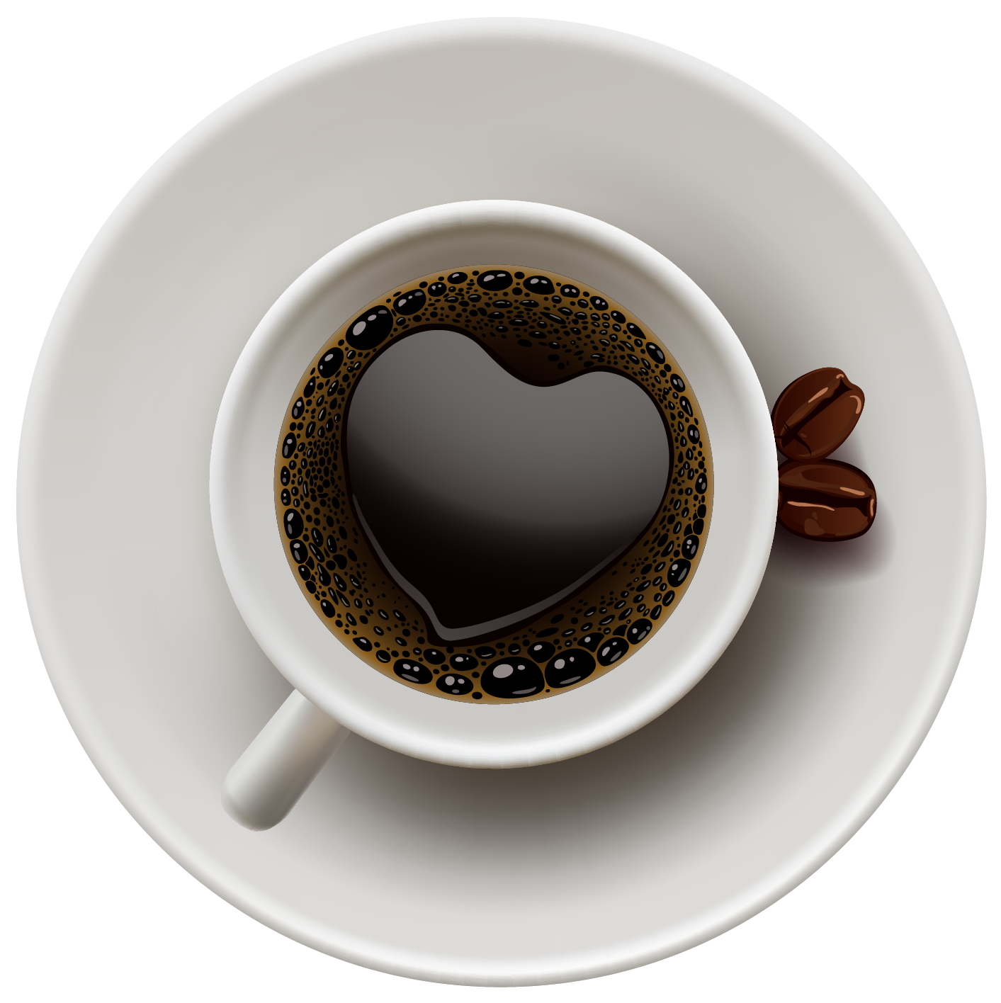 Immagine isolata PNG tazza di caffè