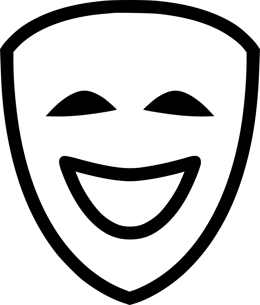 Comedy Mask PNG File