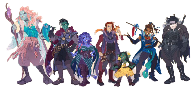 Critical Role Campaign 3 PNG Isolated Photo