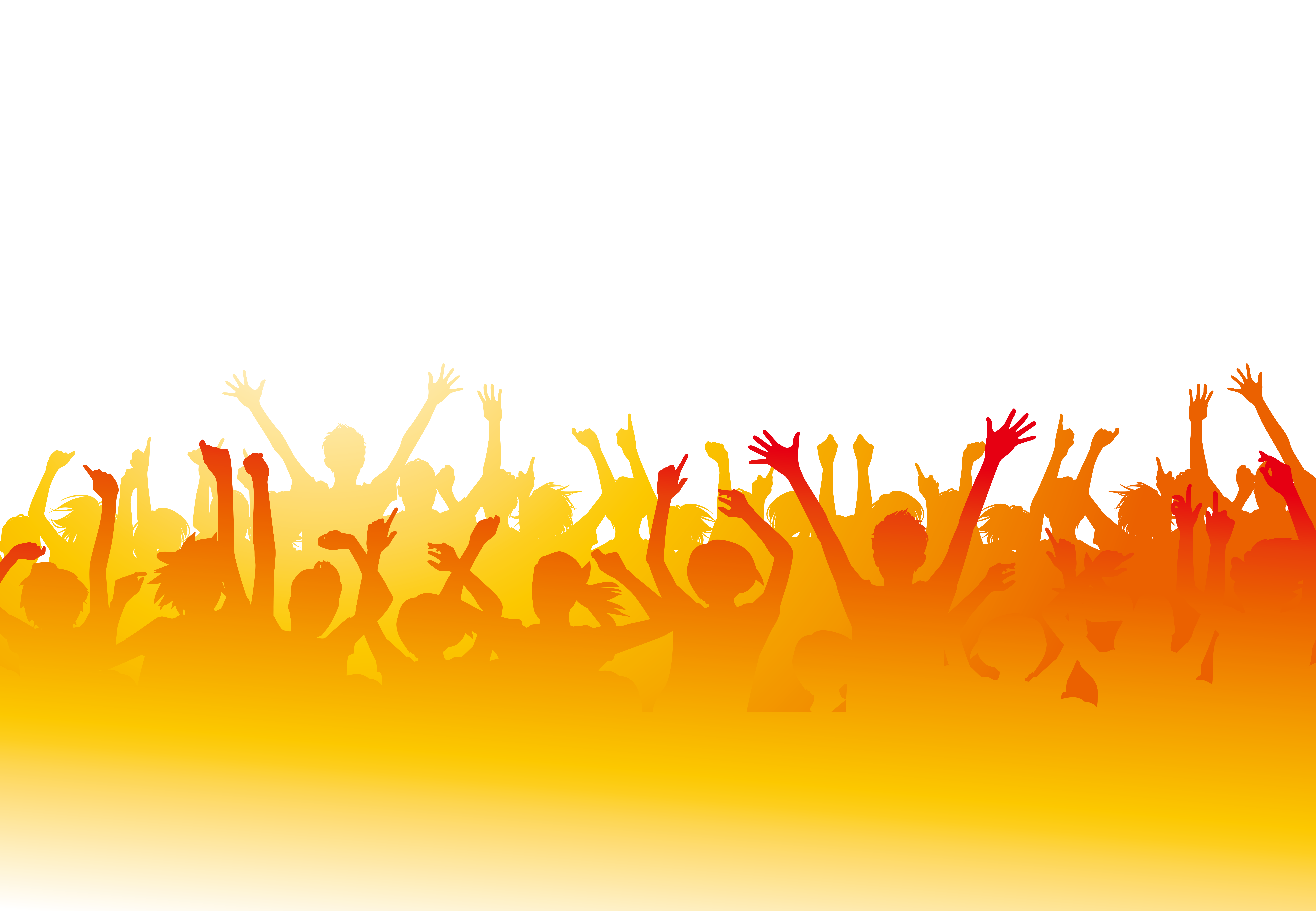 Crowd PNG Isolated Clipart