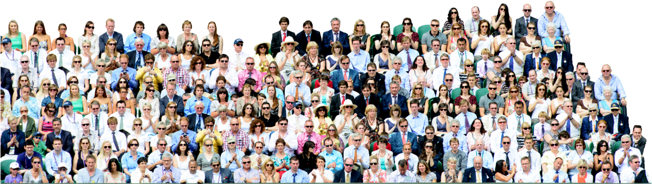 Crowd PNG Isolated Image