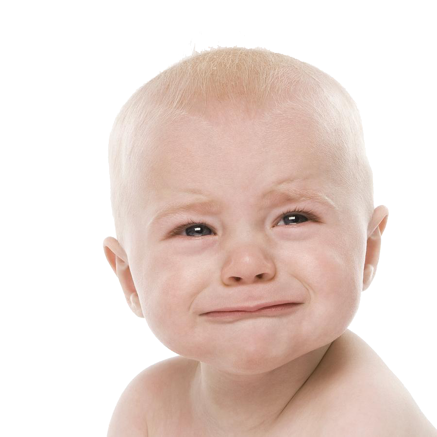 Crying Baby PNG HD Isolated