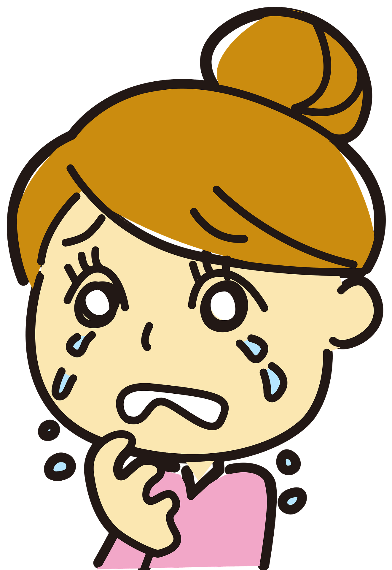 Crying Baby PNG Image