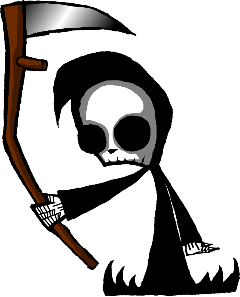 Death Silhouette PNG Isolated Clipart