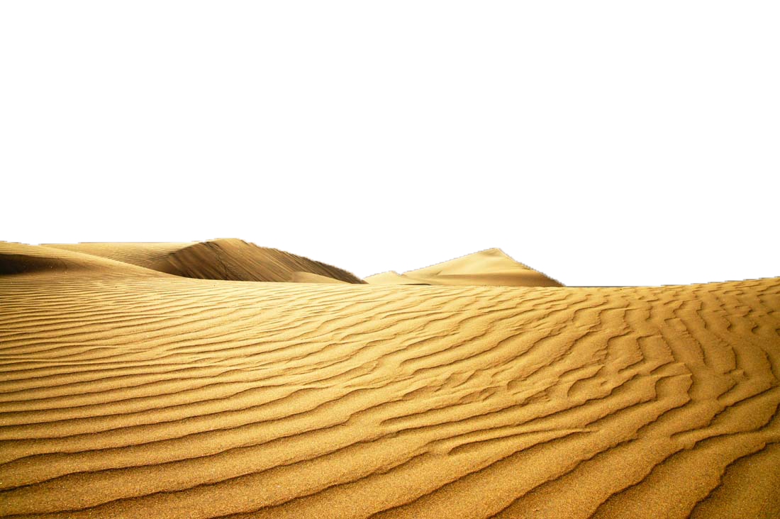 Foto isolata PNG della sabbia del deserto
