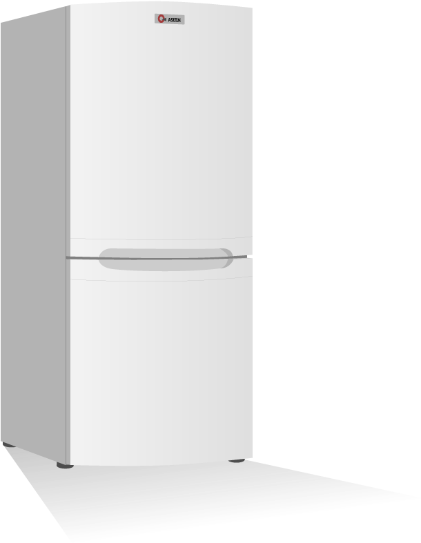 Doppeltürkühlschrank PNG