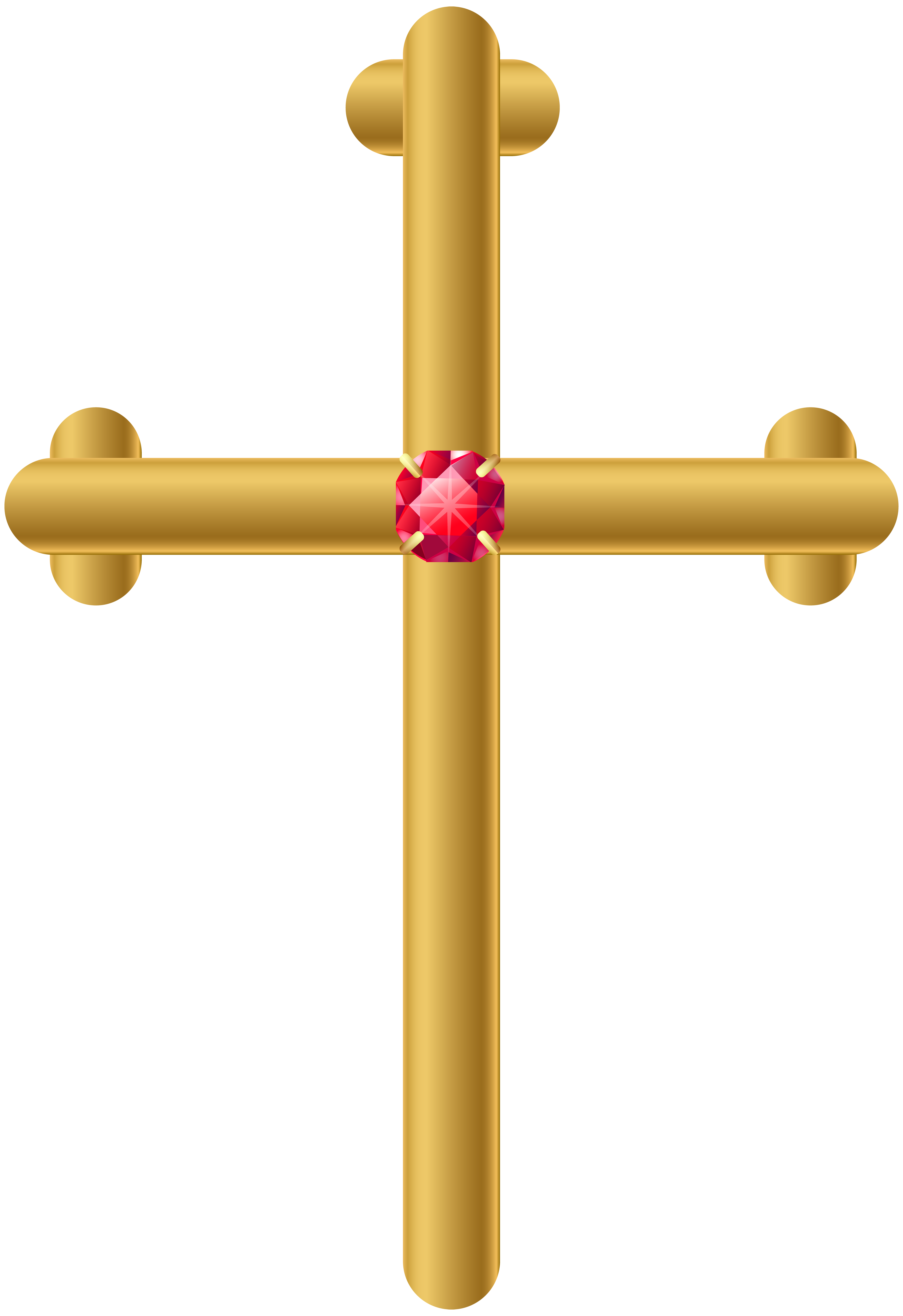 Easter Cross Vector PNG Image
