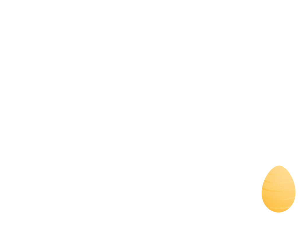 Logotipo de la caza de huevos de Pascua PNG Isolated HD