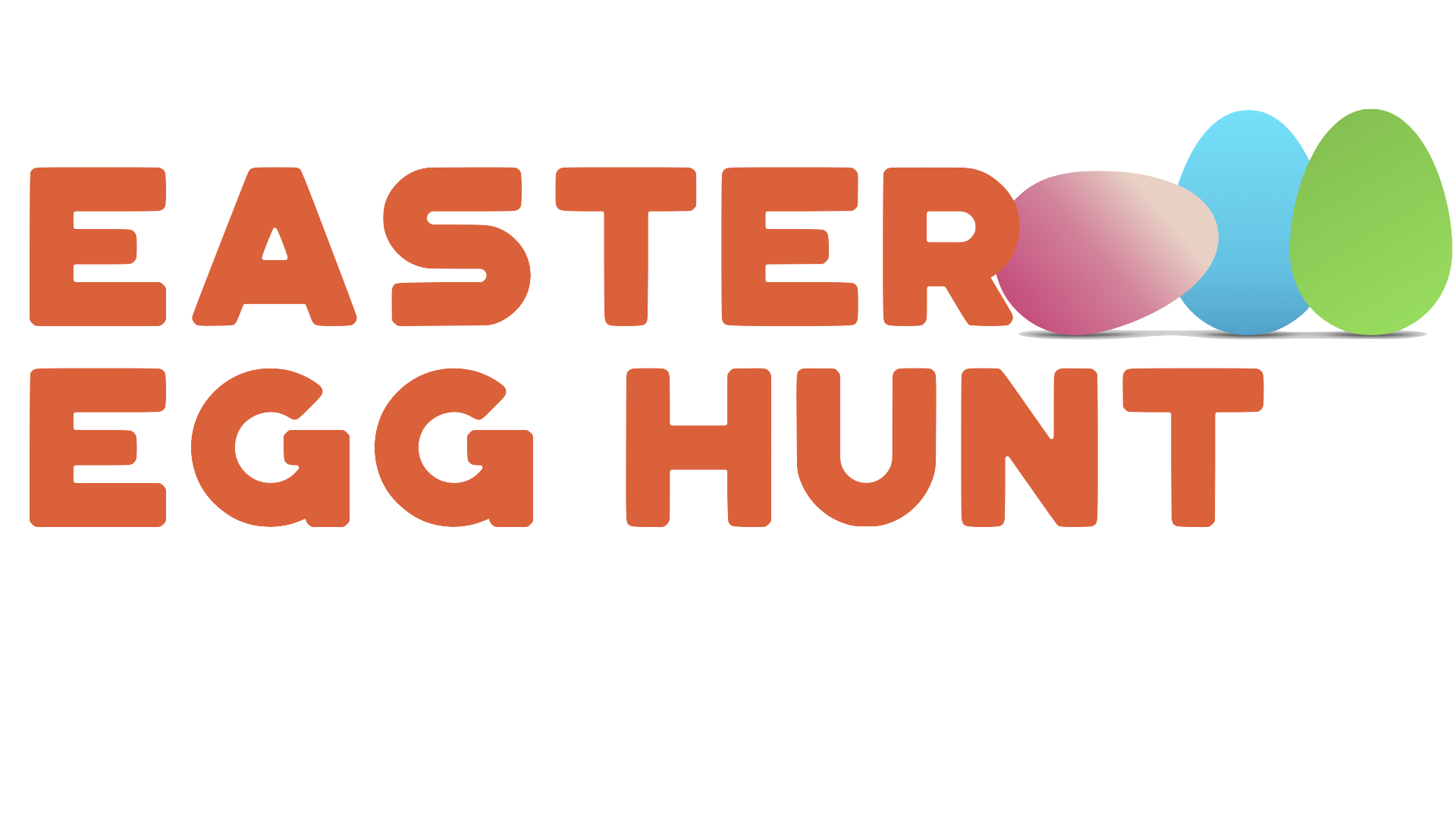 Paskalya yumurtası avı logosu PNG resim