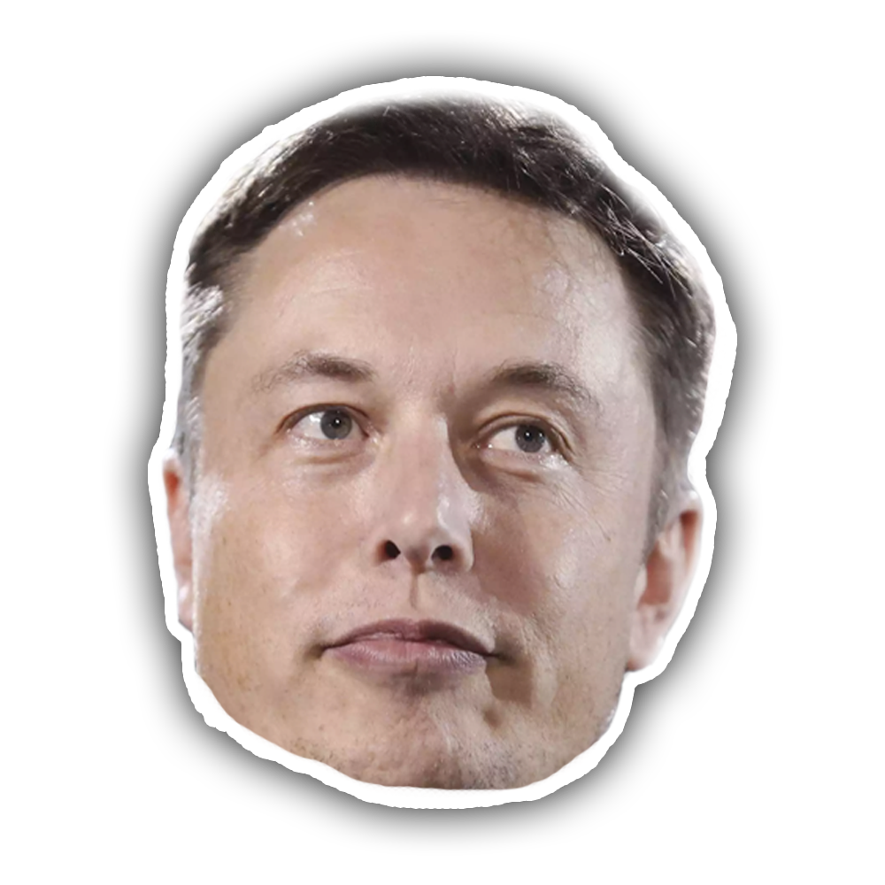 Imagen aislada de Elon Musk PNG