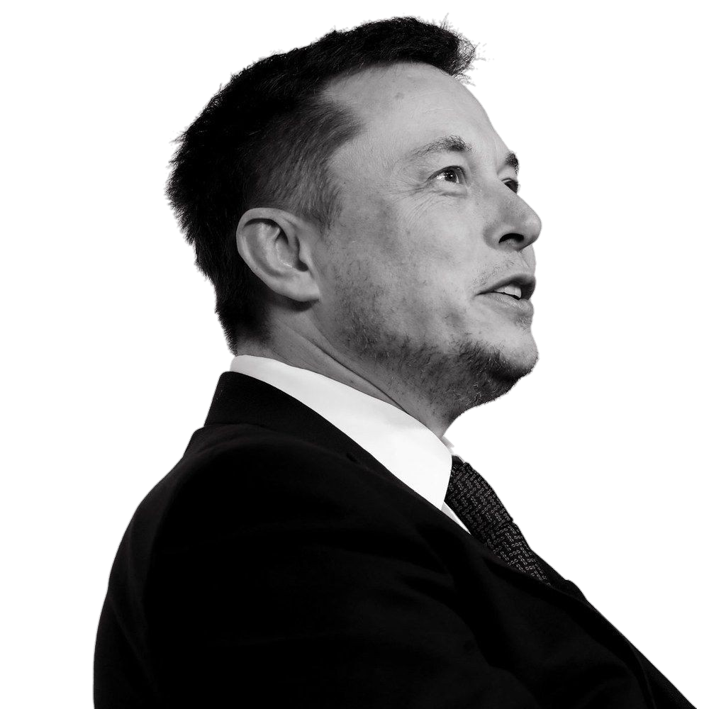 Elon Musk Transparante achtergrond