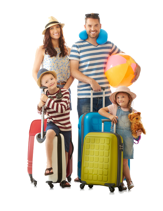 Family Vacation PNG Background Image