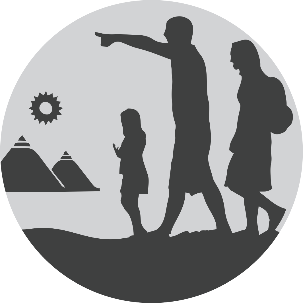 Family Vacation Silhouette PNG