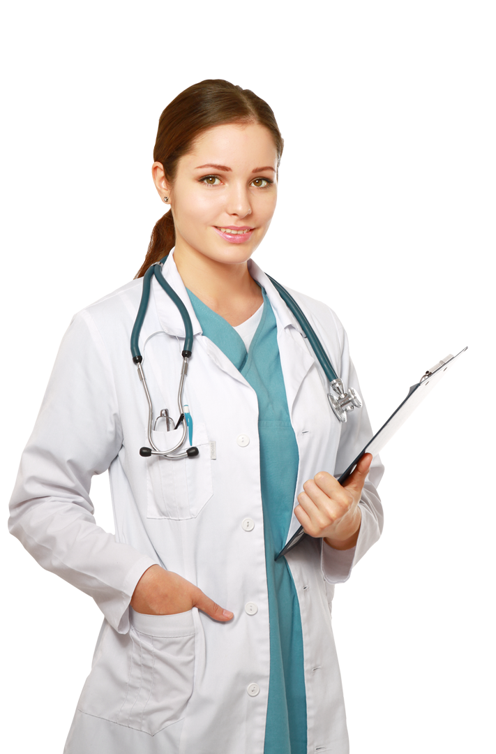 Female Doctor PNG Isolated Photo
