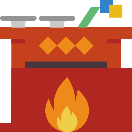 Fireplace Vector PNG HD