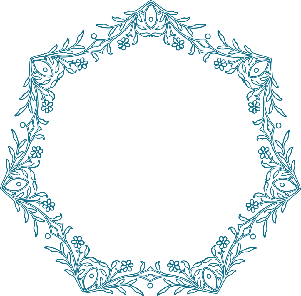 Flower Border Vector PNG HD Isolated