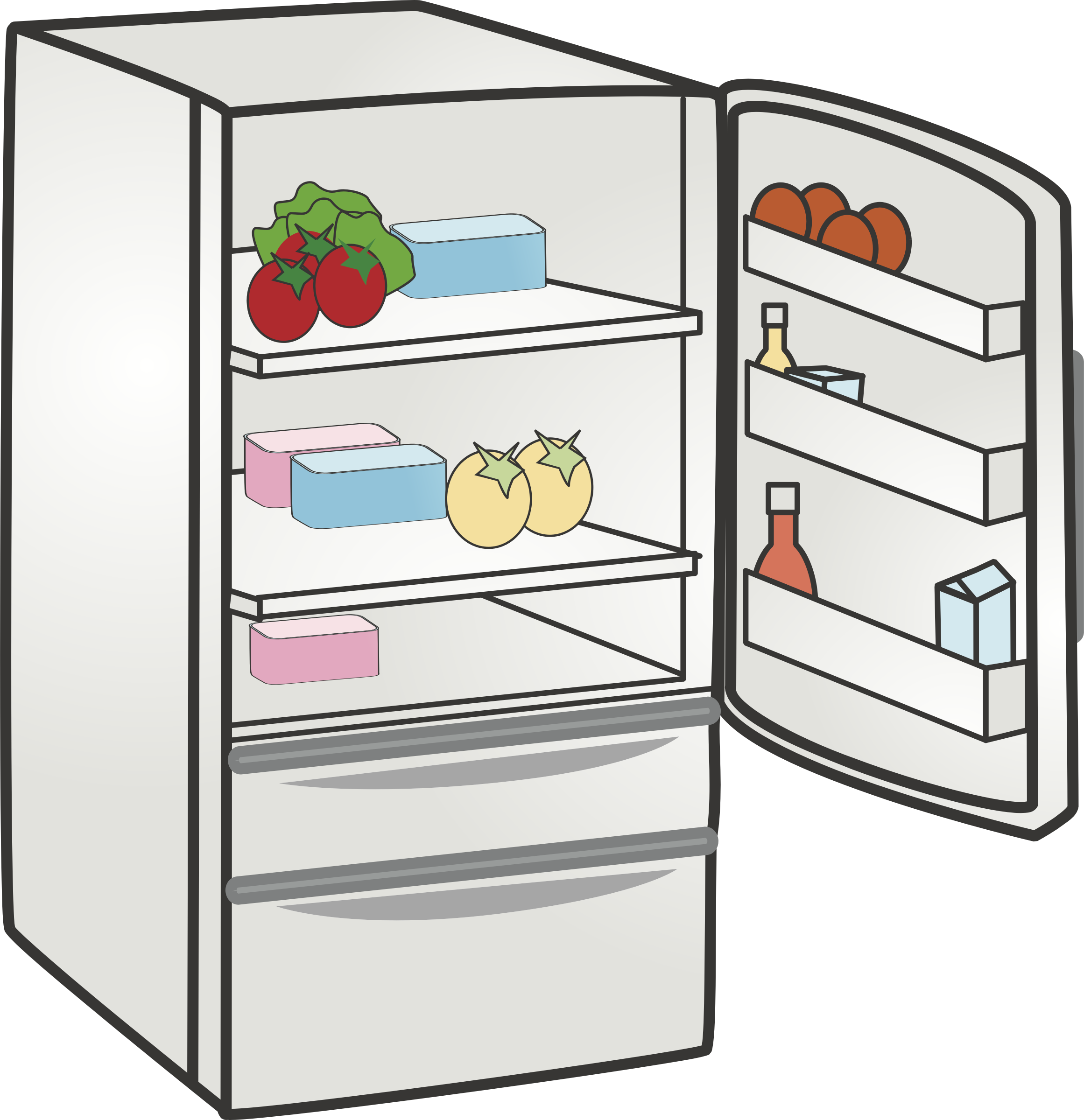 Buzdolabı vektör PNG Pic