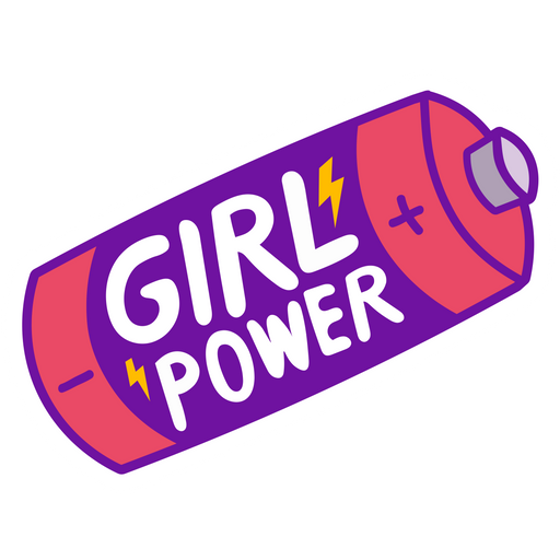 Kız güç logosu PNG Izole HD resimler