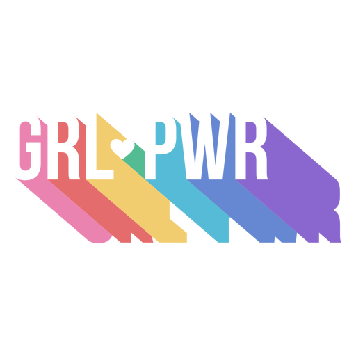 Girl Power PNG Isolated Photo