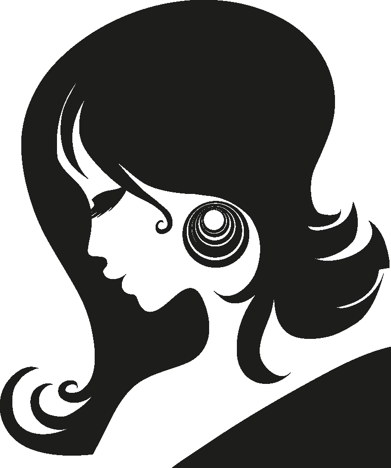 Girl Power Silhouette PNG Pic