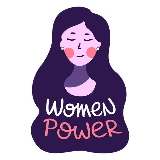 Girl Power Vector PNG Isolated HD