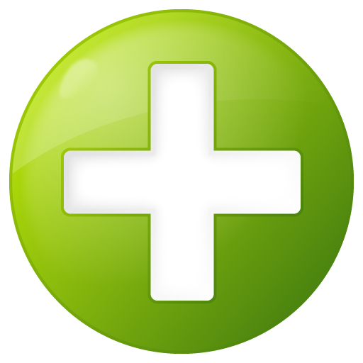 Green Add Button PNG Pic