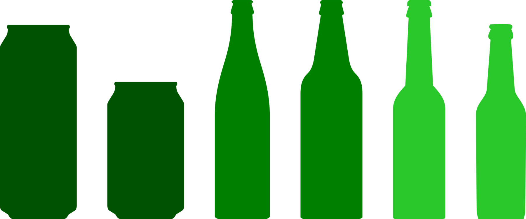 Yeşil bira PNG Izole resim
