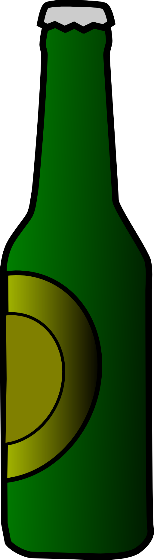 ภาพเวกเตอร์เบียร์สีเขียว PNG