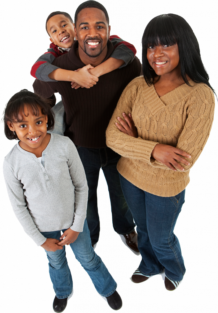 Happy Family PNG Isolated Clipart