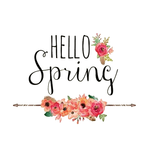 Hello Spring Download PNG Image