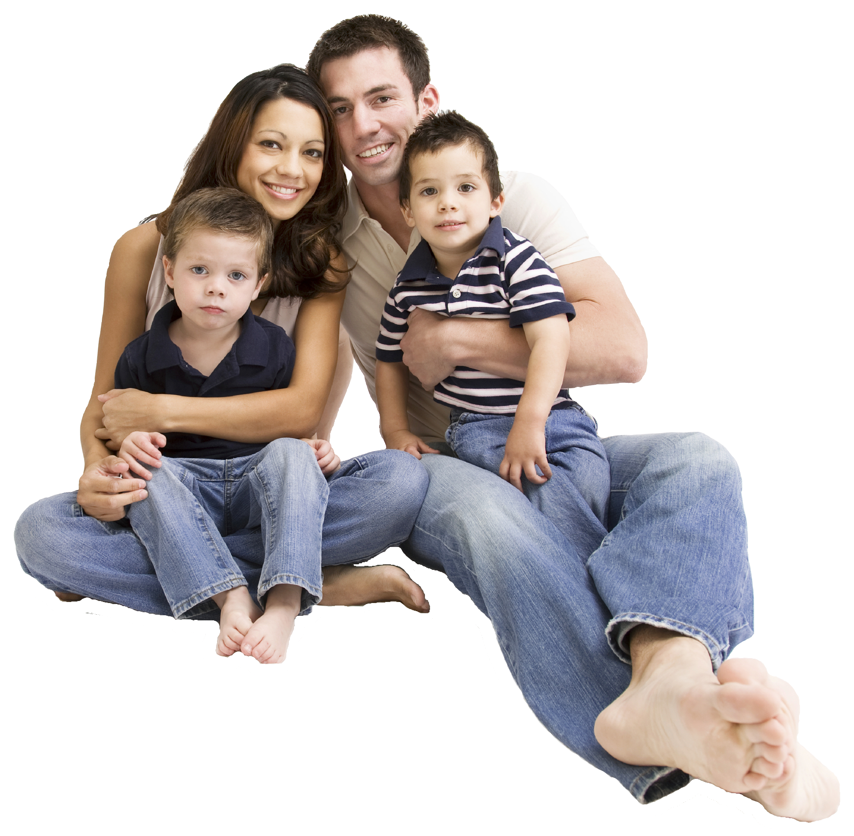 Hispanic Family PNG Isolated HD